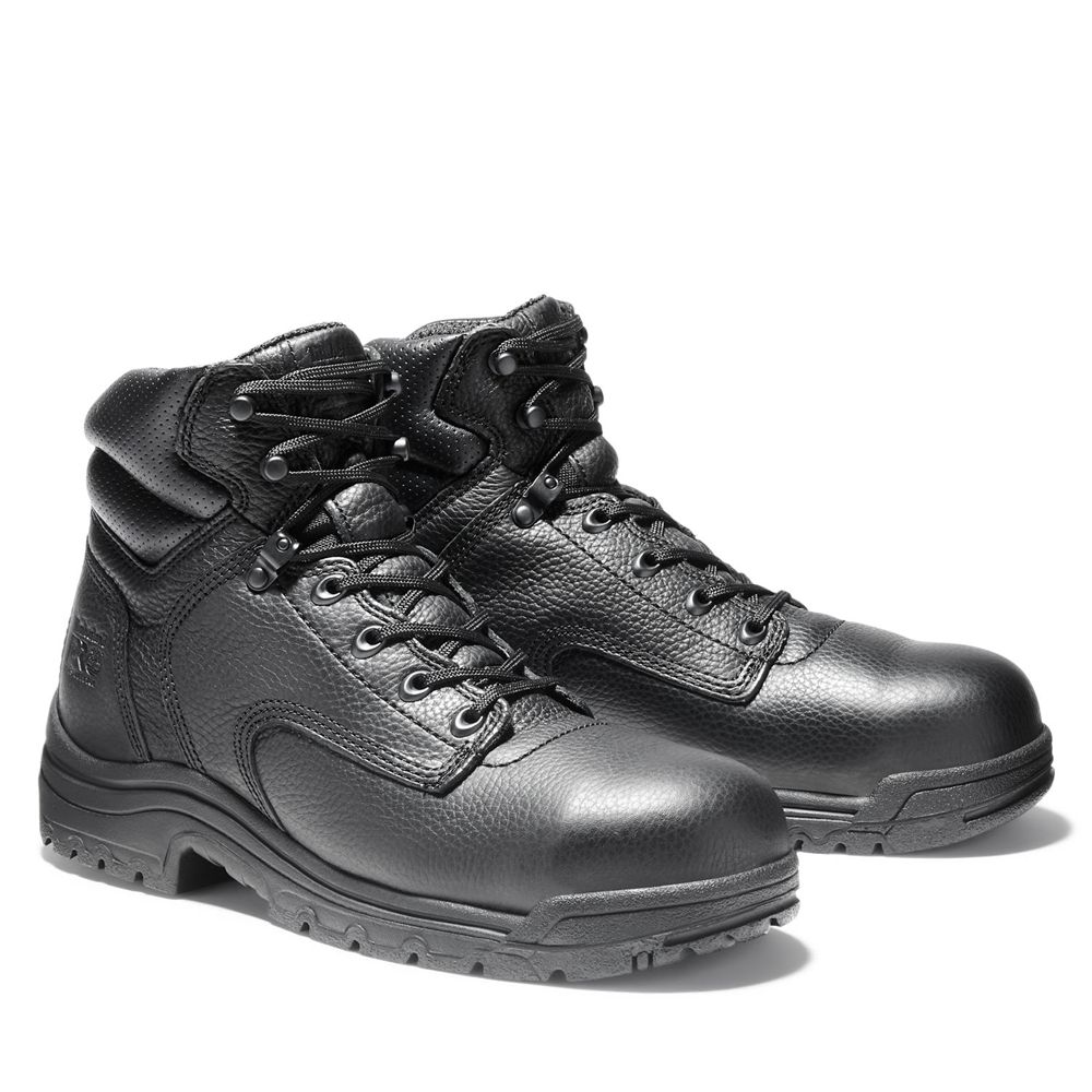 Botas de Trabajo Timberland Hombre Pro® Titan® 6\" Alloy Toe Negras - Chile KTP-542731